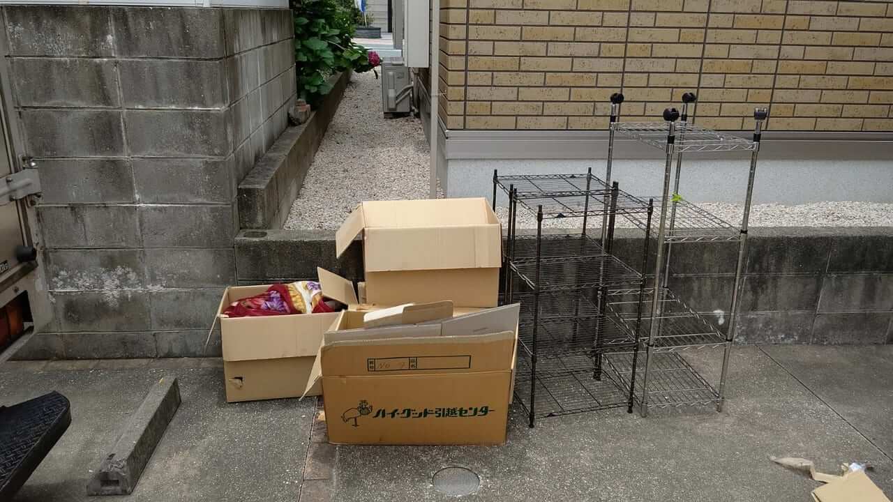 福岡県久留米市不用品回収前画像