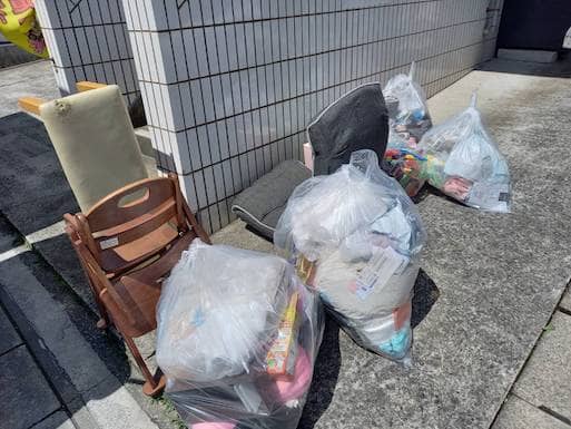 長野県松本市不用品回収前画像
